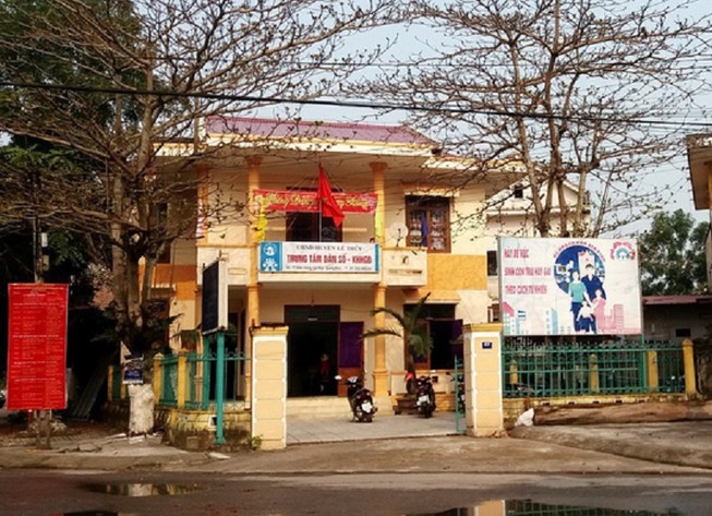 Trung tâm Dân số - Kế hoạch hóa gia đình huyện Lệ Thủy. Ảnh: H.P