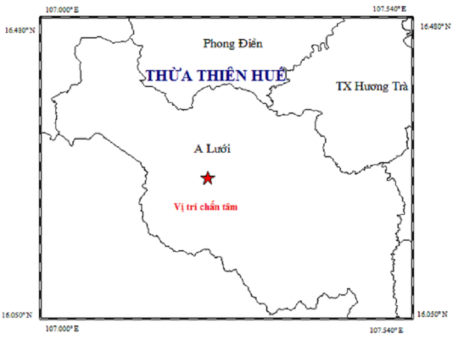 Động đất tại Thừa Thiên-Huế