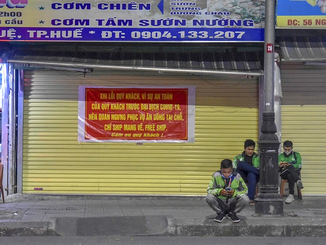 Chùm ảnh đường phố Huế sau khuyến cáo không tụ tập đông người