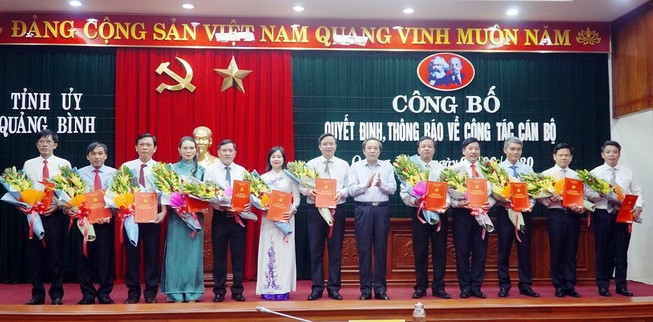Quảng Bình điều động, bổ nhiệm nhiều vị trí lãnh đạo