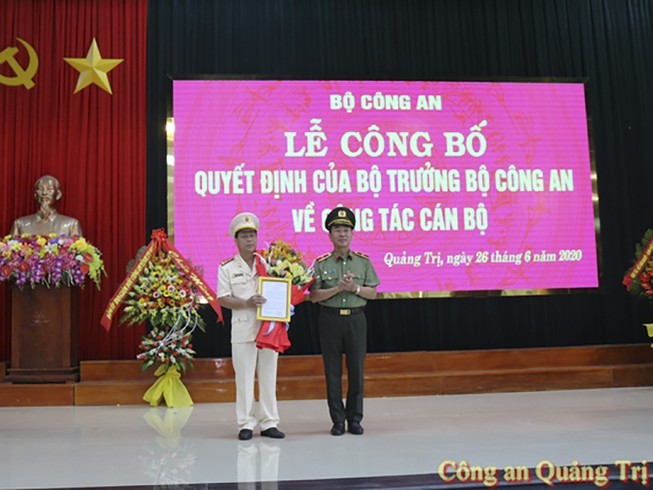 Bộ công an bổ nhiệm Giám đốc Công an tỉnh Quảng Trị