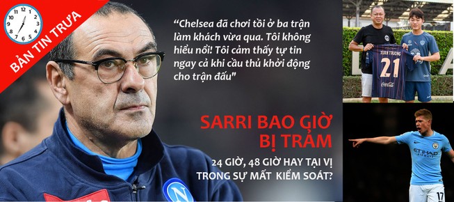 Xuân Trường nhận lương 'khủng', Sarri sắp bị Chelsea sa thải