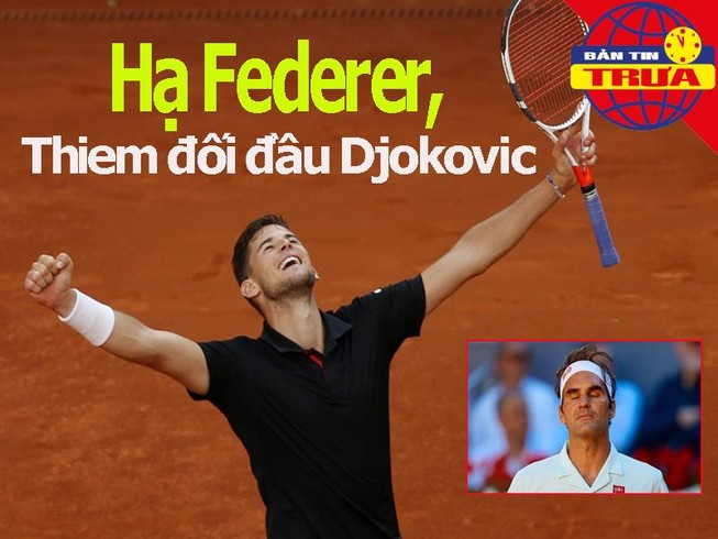 VĐV Mỹ bị lao đâm xuyên lưng; Federer gục ngã ở Madrid