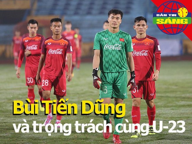 Bùi Tiến Dũng và trọng trách cùng U-23 Việt Nam