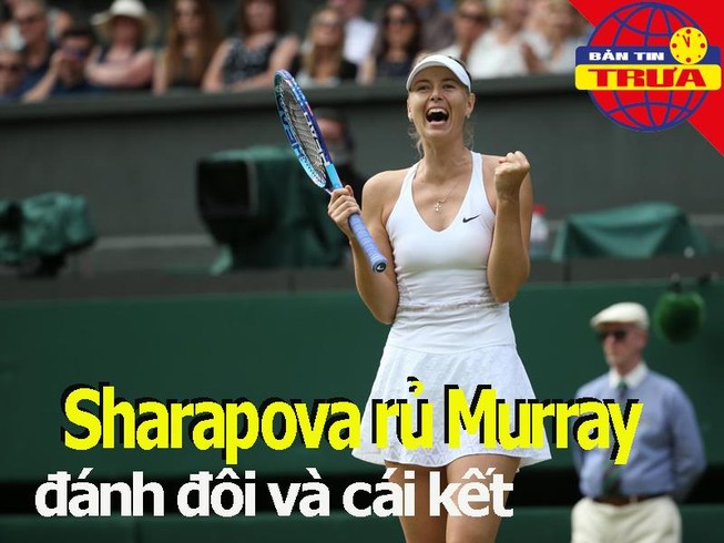 Masha rủ Murray đánh đôi và cái kết; Cầu thủ nữ đã hồi phục