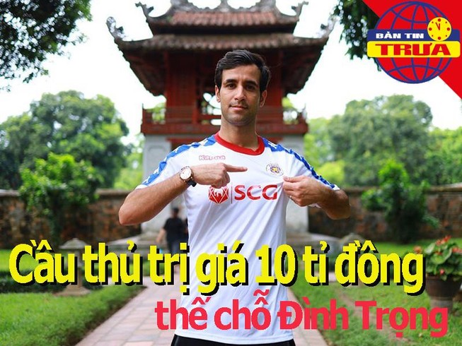 Hà Nội chiêu mộ cầu thủ 10 tỉ đồng thay thế Đình Trọng