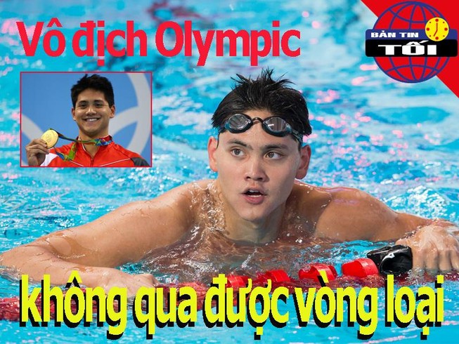 Vô địch Olympic không 'bơi' qua được vòng loại thế giới