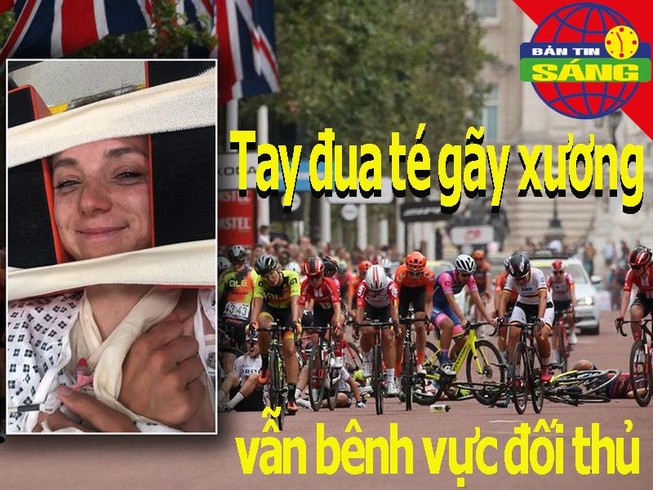 Tay đua té gãy xương vẫn bênh vực đối thủ; sao Juve sang Anh