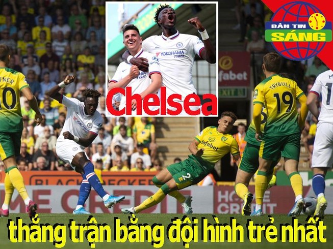 Chelsea thắng trận với đội hình trẻ nhất; Liverpool lập kỷ lục