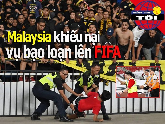 Á quân AFF Cup khiếu nại vụ CĐV Indo gây bạo loạn lên FIFA