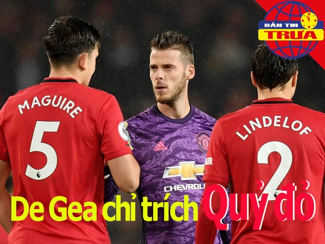 De Gea chỉ trích MU; Hạ số 1 TG, Osaka vô địch China Open