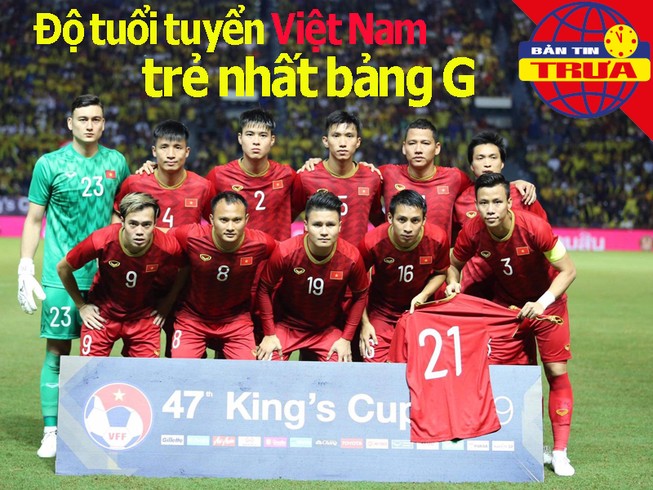 Độ tuổi tuyển Việt Nam trẻ nhất bảng G; Thanh Tùng đến Olympic