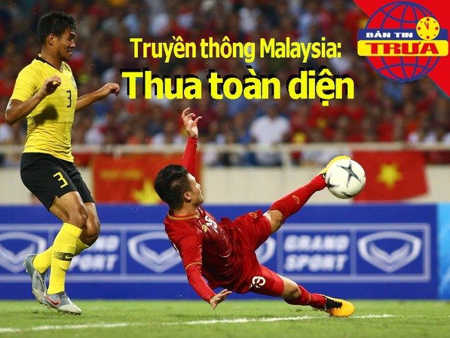 Truyền thông Malaysia: Thua toàn diện; Cánh chim lạ Việt Phong