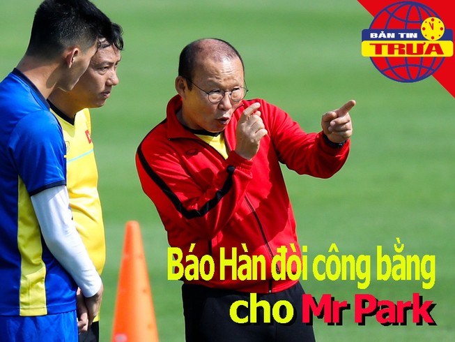 Báo Hàn đòi công bằng cho Mr Park; Linh vật SEA Games bị chê