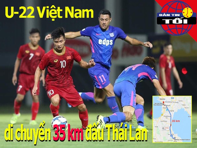 U-22 Việt Nam di chuyển 35 km đấu Thái Lan; Man City khiếu nại