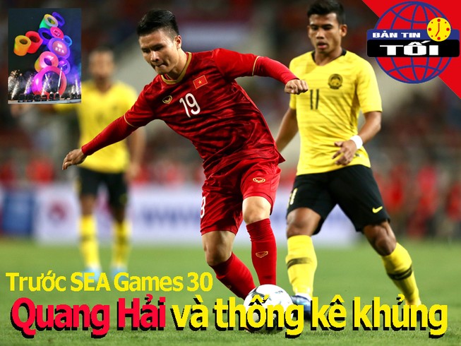 Quang Hải và thống kê khủng; BTC SEA Games 30 xin lỗi vì sự cố