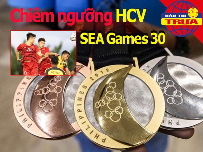 Chiêm ngưỡng HCV SEA Games 30; Trọng Hùng vào tổ 'thương binh'