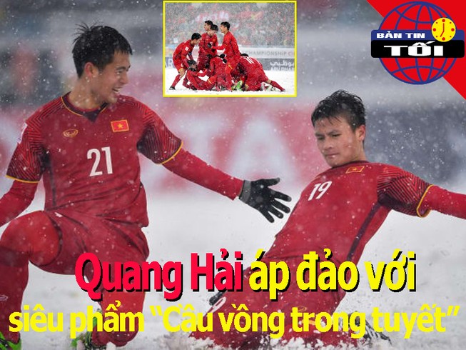 Quang Hải áp đảo với cầu vồng trong tuyết; Tiến Dũng về TP.HCM