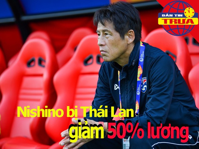 HLV Nishino bị giảm 50% lương; tiết lộ lý do Văn Lâm dự bị