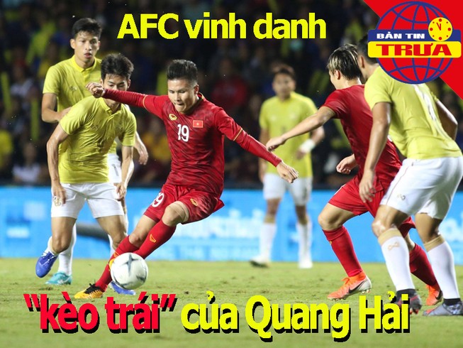 AFC vinh danh 'kèo trái' của Quang Hải; Hoãn giải bơi thế giới