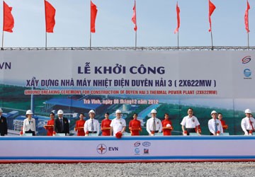 Khởi công xây dựng Nhà máy nhiệt điện Duyên Hải 3