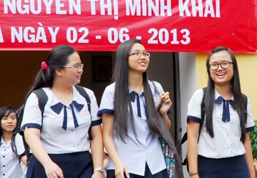 Kết thúc kỳ thi THPT 2013: Đề thi vừa sức, thí sinh thở phào!