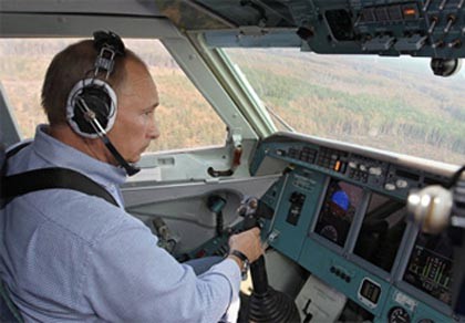 Putin bay đi làm để giảm tắc đường
