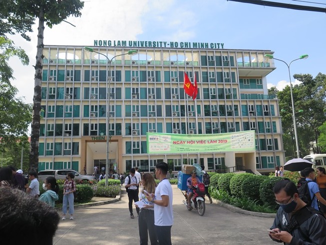 Trường ĐH Nông Lâm TP.HCM tiếp tục cho sinh viên nghỉ học hết tháng 3 (ảnh: PHẠM ANH)