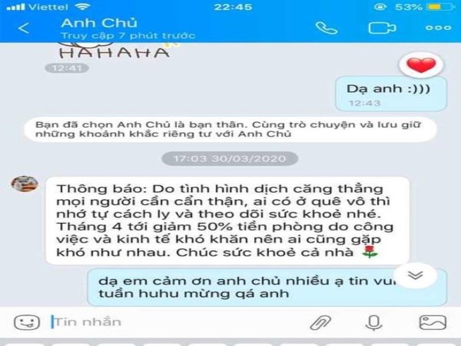 Thêm nhiều nhà trọ miễn, giảm tiền thuê nhà cho người lao động