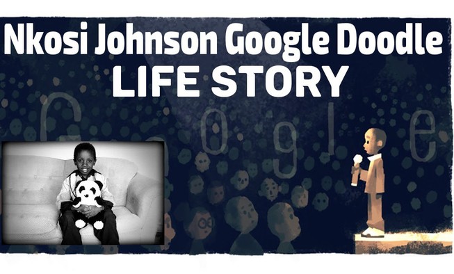 Google Doodle vinh danh Nkosi Johnson