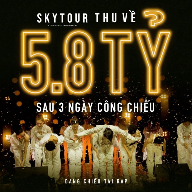 Nhạc phim Sky Tour lọt vào bảng xếp hạng iTunes Thế giới