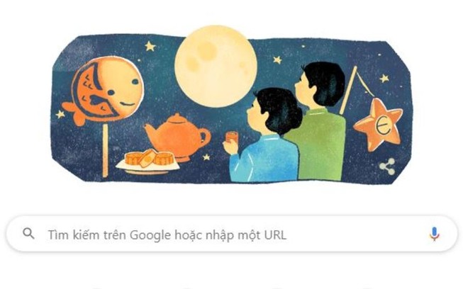 Google Doodle đổi biểu tượng mừng Tết Trung thu 2020