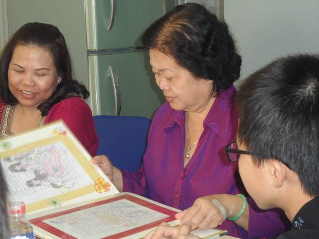 Nguyên Phó chủ tịch nước Trương Mỹ Hoa gặp gỡ học sinh ươm mầm tương lai