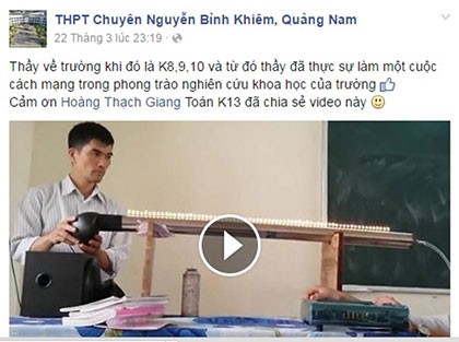 Thầy giáo 'nhảy múa' trên nền nhạc phim Hậu duệ mặt trời