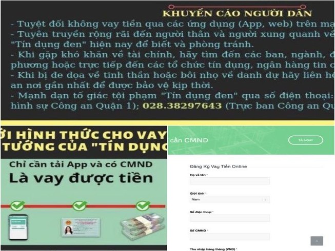 Công an quận 1 cảnh báo thủ đoạn biến tướng của tín dụng đen