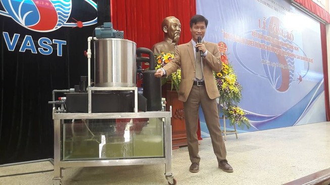 Việt Nam đã có công nghệ làm nước đá từ nước biển