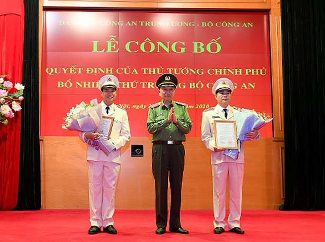 Bộ Công an có thêm 2 thứ trưởng