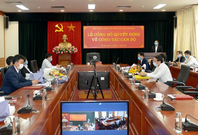 Nhân sự mới Học viện Chính trị quốc gia Hồ Chí Minh