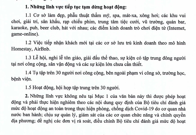 TP.HCM: Nhiều ngành nghề tiếp tục tạm dừng hoạt động