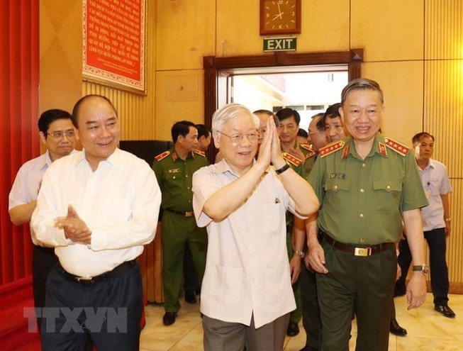 Tổng Bí thư, Chủ tịch nước dự hội nghị Đảng uỷ Công an TW