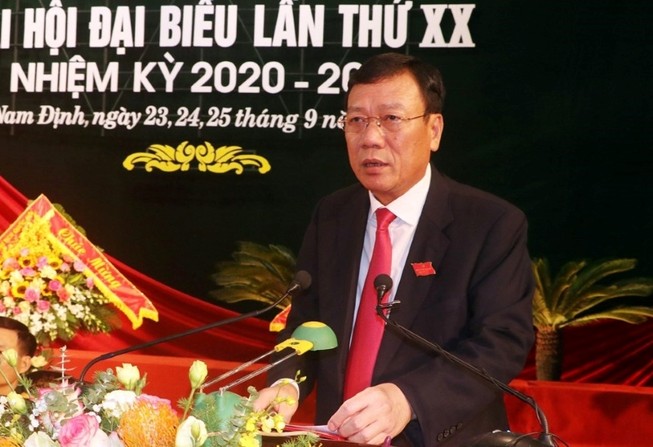 Ông Đoàn Hồng Phong tái đắc cử Bí thư Tỉnh ủy Nam Định