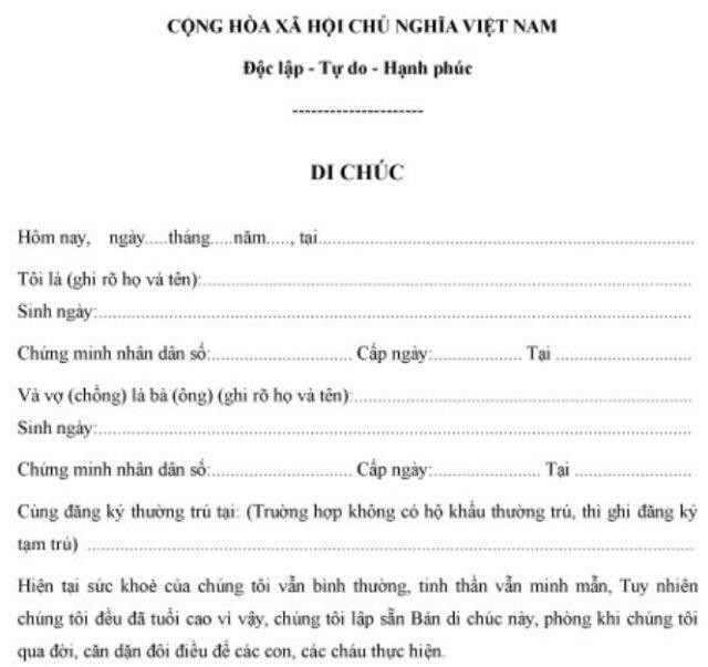 Không được để lại di chúc, mẹ kế có được hưởng tài sản?