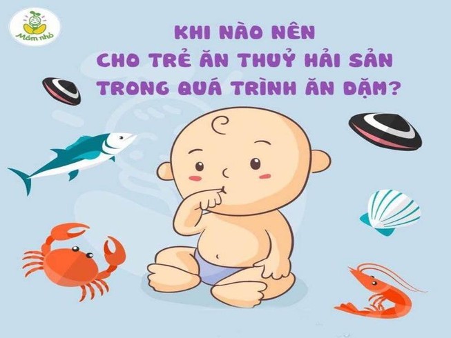Những hiểu lầm thường gặp khi cho trẻ ăn hải sản