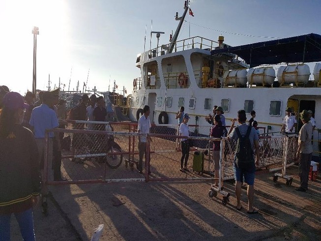 Bảo đảm tuyệt đối tuyến vận tải biển Phan Thiết-Phú Quý