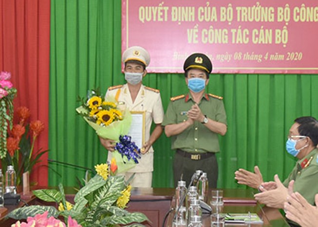 Hiệu phó trường an ninh làm phó giám đốc Công an Bình Thuận