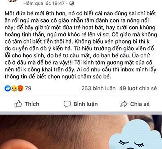Làm rõ việc phụ huynh và nhà trường 'đấu' nhau trên Facebook