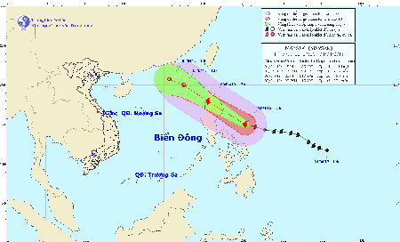 Bão Maysak suy yếu