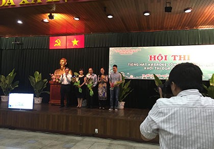 UBND TP thắng lớn hội thi karaoke công nhân, viên chức