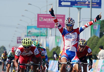 Đua xe đạp Nam Kỳ Khởi Nghĩa 2015: Nguyễn Trường Tài nhất chặng 1