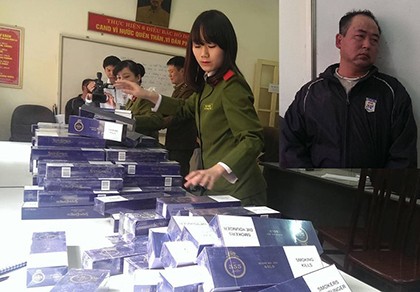 Bắt giữ hơn 4.000 bao thuốc lá 555 lậu